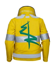 david martinez yellow jacket back edgerunners logo