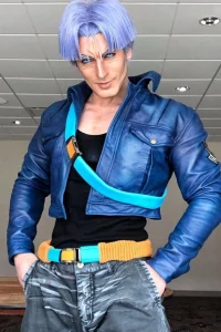 future trunks DBZ leather jacket