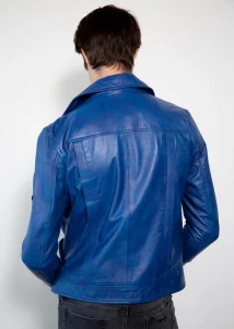 DBZ future trunks blue jacket back view