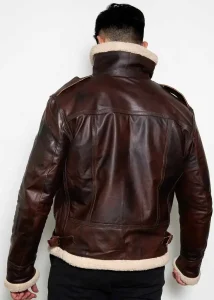mens leon kennedy brown jacket