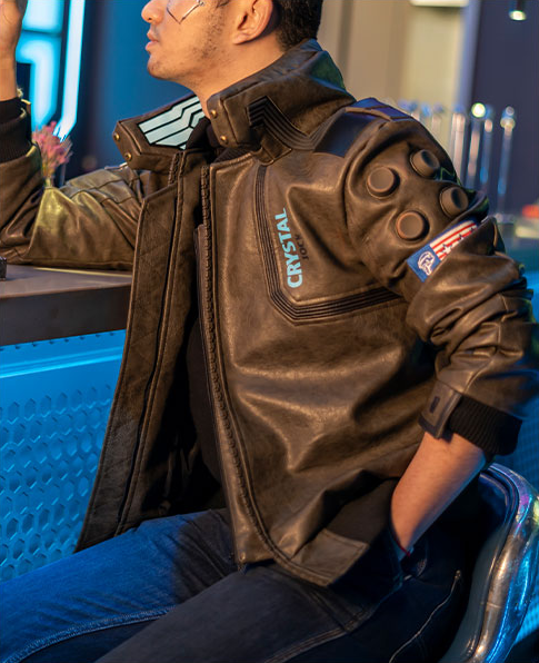 cyberpunk 2077 samurai bomber jacket sleeves details