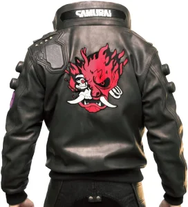 real life cyberpunk 2077 samurai jacket back view
